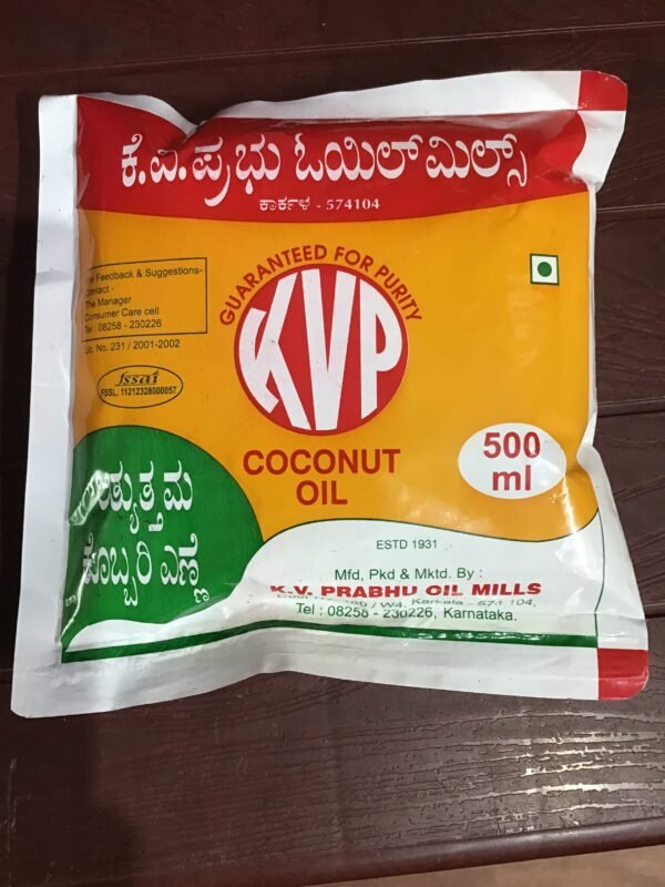 Kvp Coconut Oil Pouch 500Ml