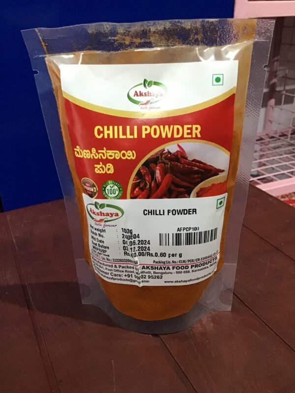 Akshaya Chilli Powder 100Gms