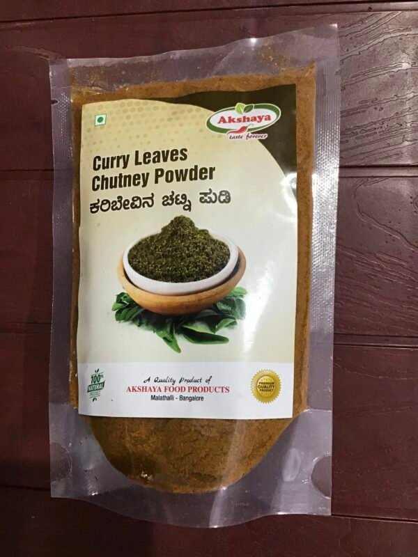 Akshaya Curry Leaves Chutney Powder 100Gms